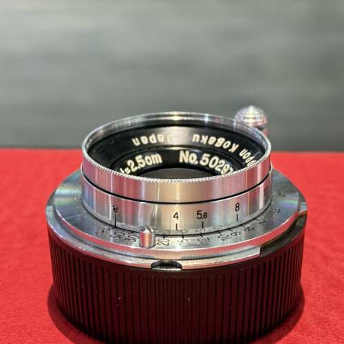 Nikon Nippon Kogaku W-Nikkor.C 2.5cm 25mm f4 Lens ltm L39 with adapter to M