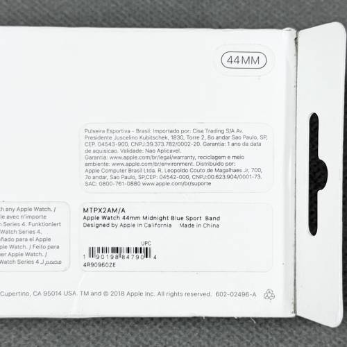 全新未開封 正版 Apple Watch Midnight Blue Color Sport Band 42 44 45 46mm 午夜...