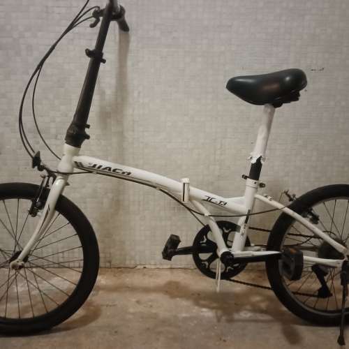 20 吋  白色  Jiach 摺車
