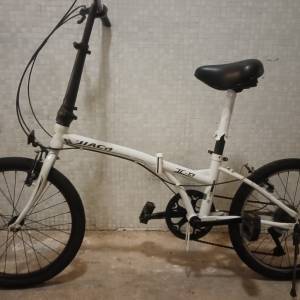 20 吋  白色  Jiach 摺車