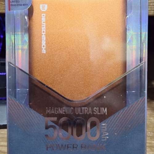 全新Deutschmacht 5000mAh 磁吸式無線充電器 3C認證