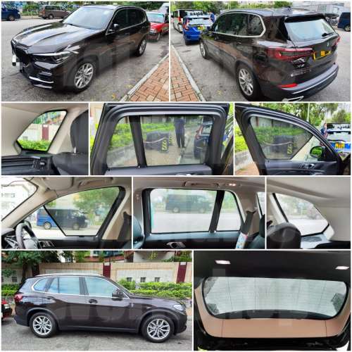BMW X5 全車防曬磁石窗網