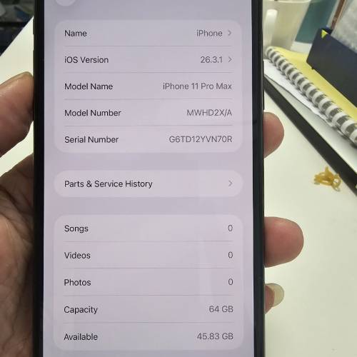 Apple iPhone 11 Pro Max，64GB