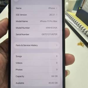 Apple iPhone 11 Pro Max，64GB