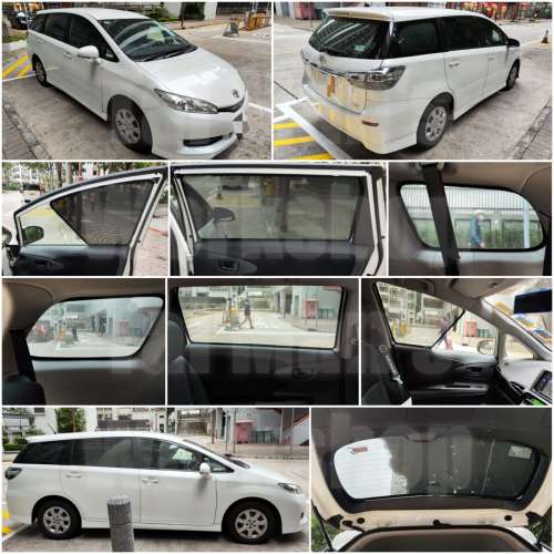 Toyota WISH 全車防曬磁石窗網