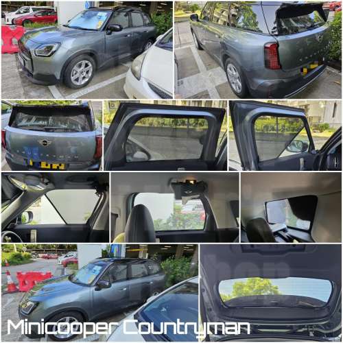 Minicooper Countryman 全車防曬磁石窗網