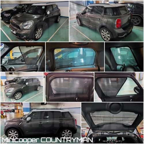Minicooper Countryman 全車防曬磁石窗網