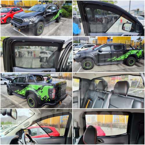 Ford Ranger 全車防曬磁石窗網