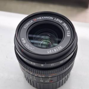 KONICA M'HEXANON 28MM F2.8 LEICA M MOUNT