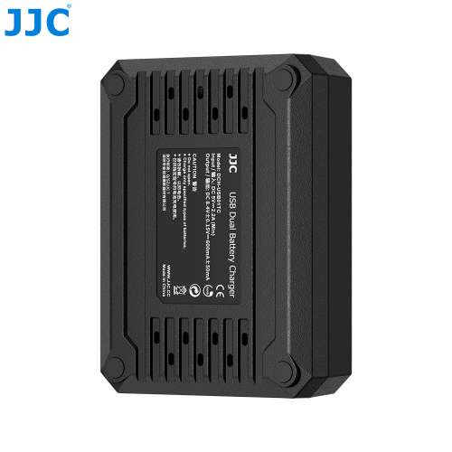 JJC USB Dual Battery Charger fits Olympus BLS-1/BLS-5/BLS-50 (DCH-BLS5TC)