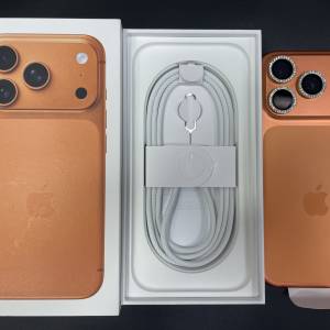99%New iPhone 17 Pro 256GB 橙色 香港行貨 蘋果保養到2026年9月19日 全套有盒 自用...