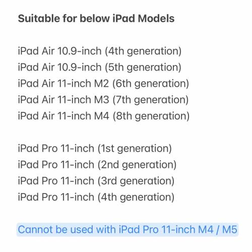 99% 新 Apple Smart Keyboard Folio for iPad Pro 11 inch / Air M2 M3 M4 Gen 4/5