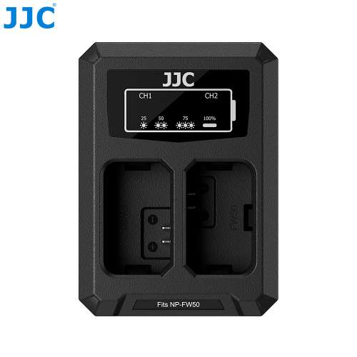 JJC DCH TC series USB Dual Battery Charger For SONY NP-FW50 (DCH-FW50TC)
