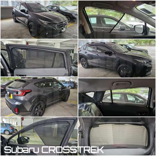 Subaru Crosstrek 全車防曬磁石窗網