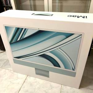 全新未拆盒）iMac 24 M3 chip 綠色有單