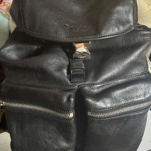 Coach Leather Backpack 全真皮背囊