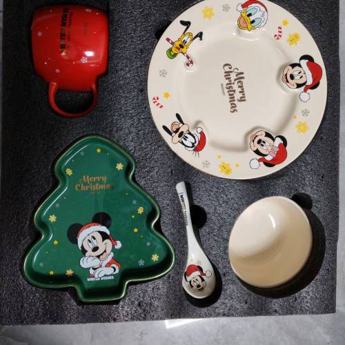 迪士尼米奇與朋友們聖誕餐具套裝
