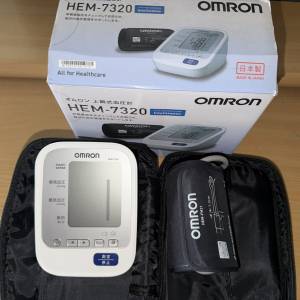 日本製歐姆龍血壓計 HEM-7320 上臂式血壓計 9成半新 少用