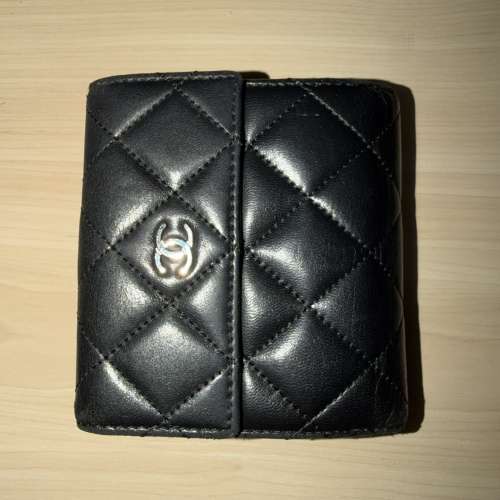 Chanel 黑色皮革錢包 100%正品