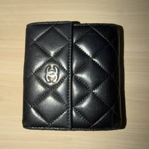 Chanel 黑色皮革錢包 100%正品