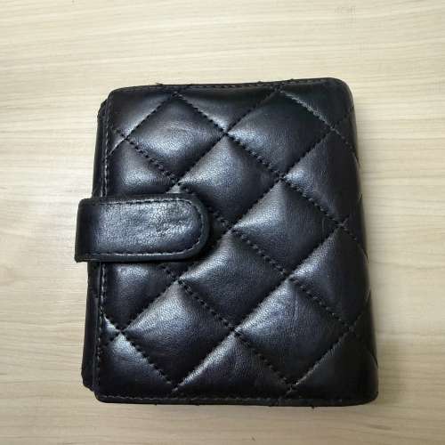 Chanel 黑色皮革錢包 100%正品