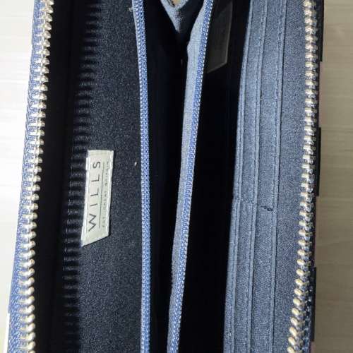 全新Jack Wills 條紋拉鍊長銀包