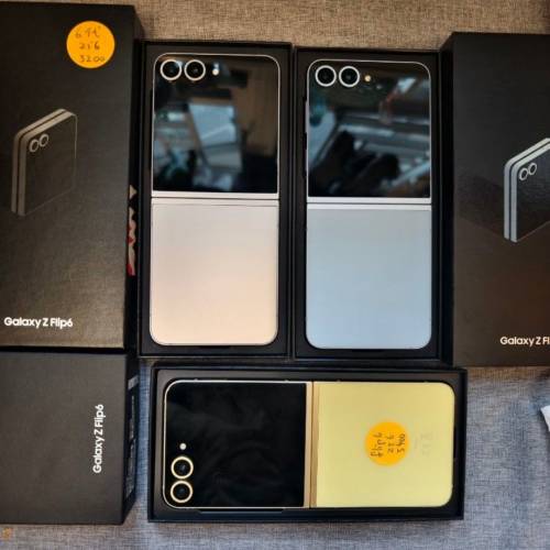 Samsung Galaxy Z Flip6 Flip 6 5G 12+256GB 全套新淨