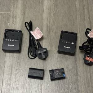 Canon原廠充電器 及 副廠電