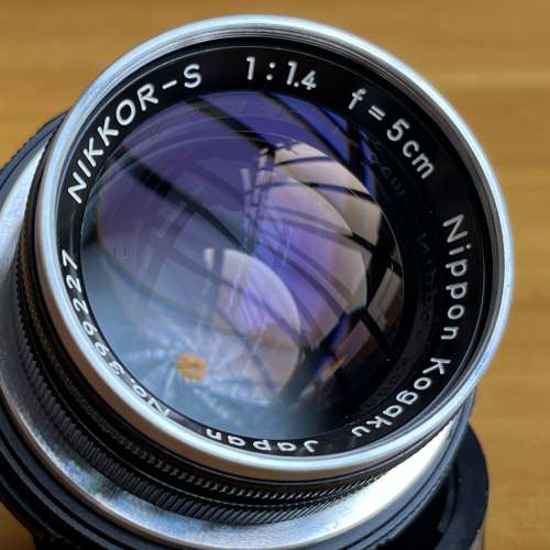 NIKKOR-S 5cm f/1.4 旁軸鏡頭 黑鎳銅版