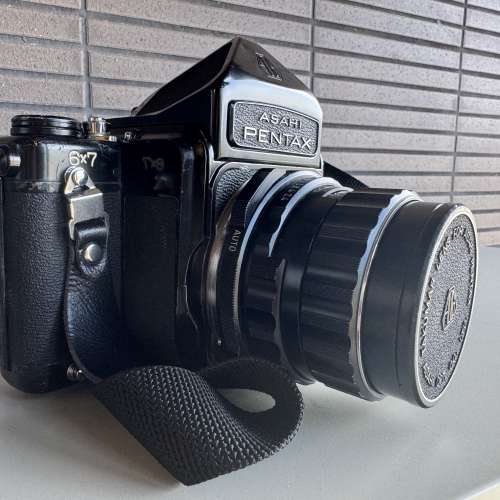 Asahi Pentax 6x7 中片幅相機（黑色款），連 Super-Multi-Coated Takumar 105mm f/...