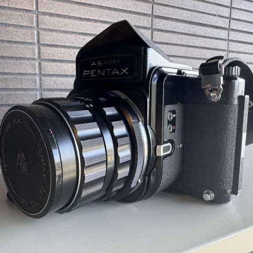 Asahi Pentax 6x7 中片幅相機（黑色款），連 Super-Multi-Coated Takumar 105mm f/...