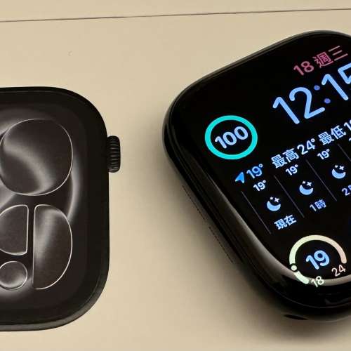 Apple Watch 11 46mm GPS版本 鋼琴黑色 行貨 100%全新 只開盒檢查和試錶 保養2026年...