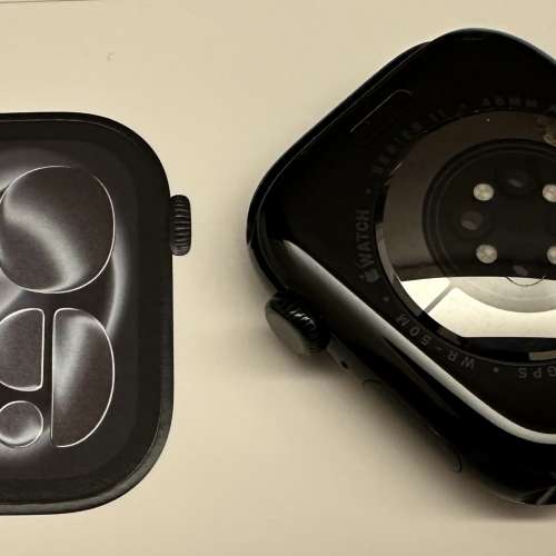 Apple Watch 11 46mm GPS版本 鋼琴黑色 行貨 100%全新 只開盒檢查和試錶 保養2026年...