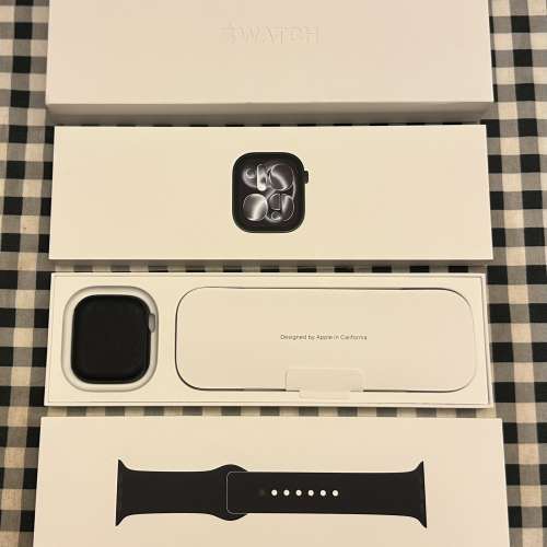 Apple Watch 11 46mm GPS版本 鋼琴黑色 行貨 100%全新 只開盒檢查和試錶 保養2026年...