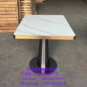 #西餐廳桌椅table加工製造廠商 #訂造雲石枱面 #實木封邊防火板餐廳餐枱訂造 #防火膠...
