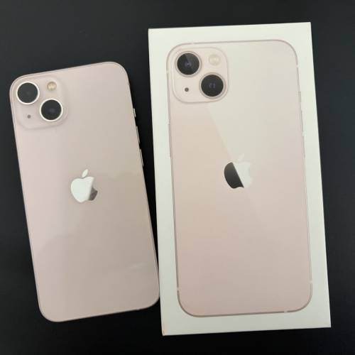 行貨 iPhone 13 粉紅色 256GB 新換原廠電池
