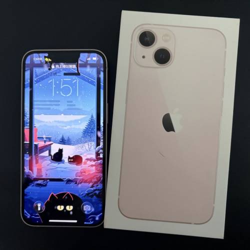 行貨 iPhone 13 粉紅色 256GB 新換原廠電池