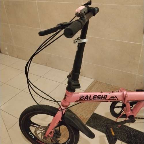 舊成人/中童單車一部 ，16吋，6速，可摺，雙碟刹。