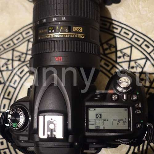 極新 Nikon D90 單反相機 連 Nikon AF-S DX VR Zoom-Nikkor 18-200mm f/3.5-5.6G I...
