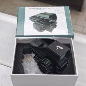 RED ND GREEN DOT REFLEX SIGHT 1x22x33