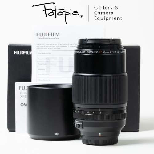 || Fujifilm Fujinon XF 80mm F2.8 R LM OIS WR Macro with packing ||