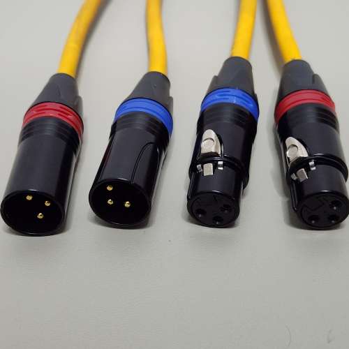 荷蘭 Van Den Hul D102 MKlll HYBRID XLR HiFi 發燒 音頻 平衡訊號線 1.5m 一對