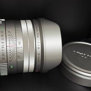 Pentax smc FA 31mm f1.8 silver , pk to nikon Z mount adapter