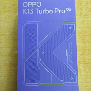 全新未開封 Oppo K13 Turbo Pro 5G 手機 (16+512GB) 騎士銀 CPU 全網通 手提電話