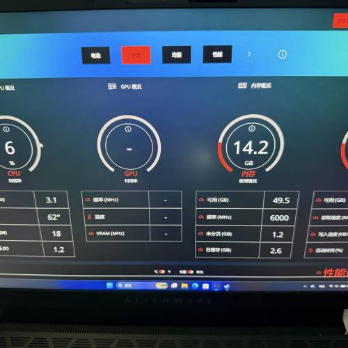 dell alienware x16 r1 (64g+2tb) not asus rog