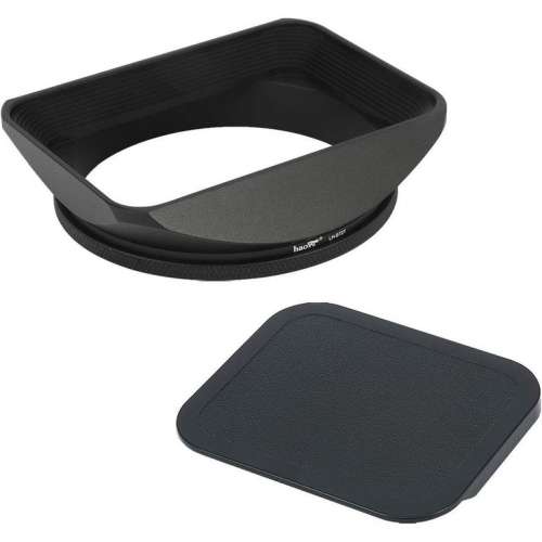 Haoge 72mm Square Metal Screw-in Hood With Cap For Hasselblad XCD 28mm f/4 P