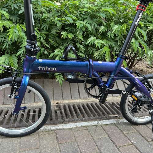 FNHON 1401 412 外3速 16吋輪組 鋁合金 折叠車 送水架前後蛙燈叮叮