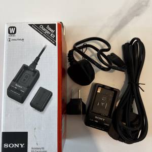 Sony W Series ACC-TRW travel charger for NP-FW50 旅行充電器套裝