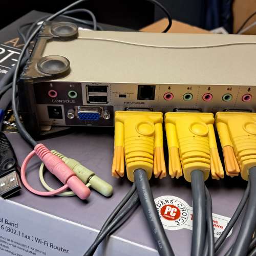 ATEN CS-1734a KVM switch 4埠USB VGA/音訊 KVMP&trade;多電腦切換器 4-Port PS/2-USB V...