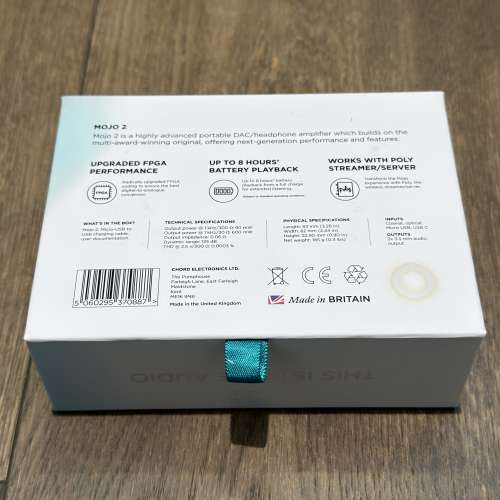 Chord Mojo 2 DAC/Headphone Amplifier - Black 便攜解碼耳擴